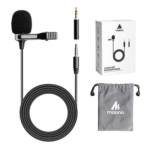 MAONO AU-400 Lavalier Auxiliary Omnidirectional Microphone